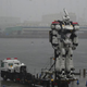 Illustration for article titled Giant Patlabor Mecha Withstands a Real Typhoon